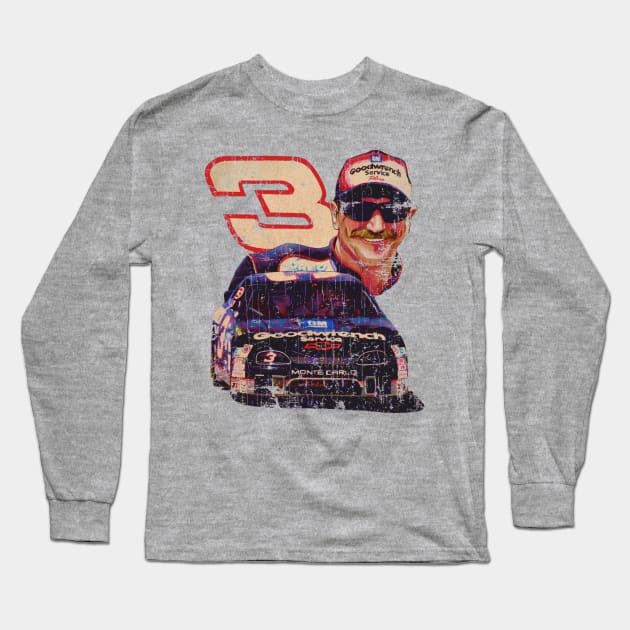 Dale The Intimidator Fan Art Long Sleeve T-Shirt by We Only Do One Take